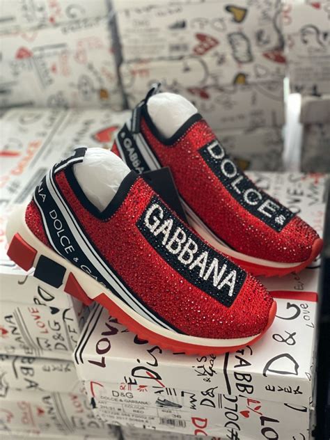 dolce gabbana tenis rojos|dolce and gabbana sneakers price in south africa.